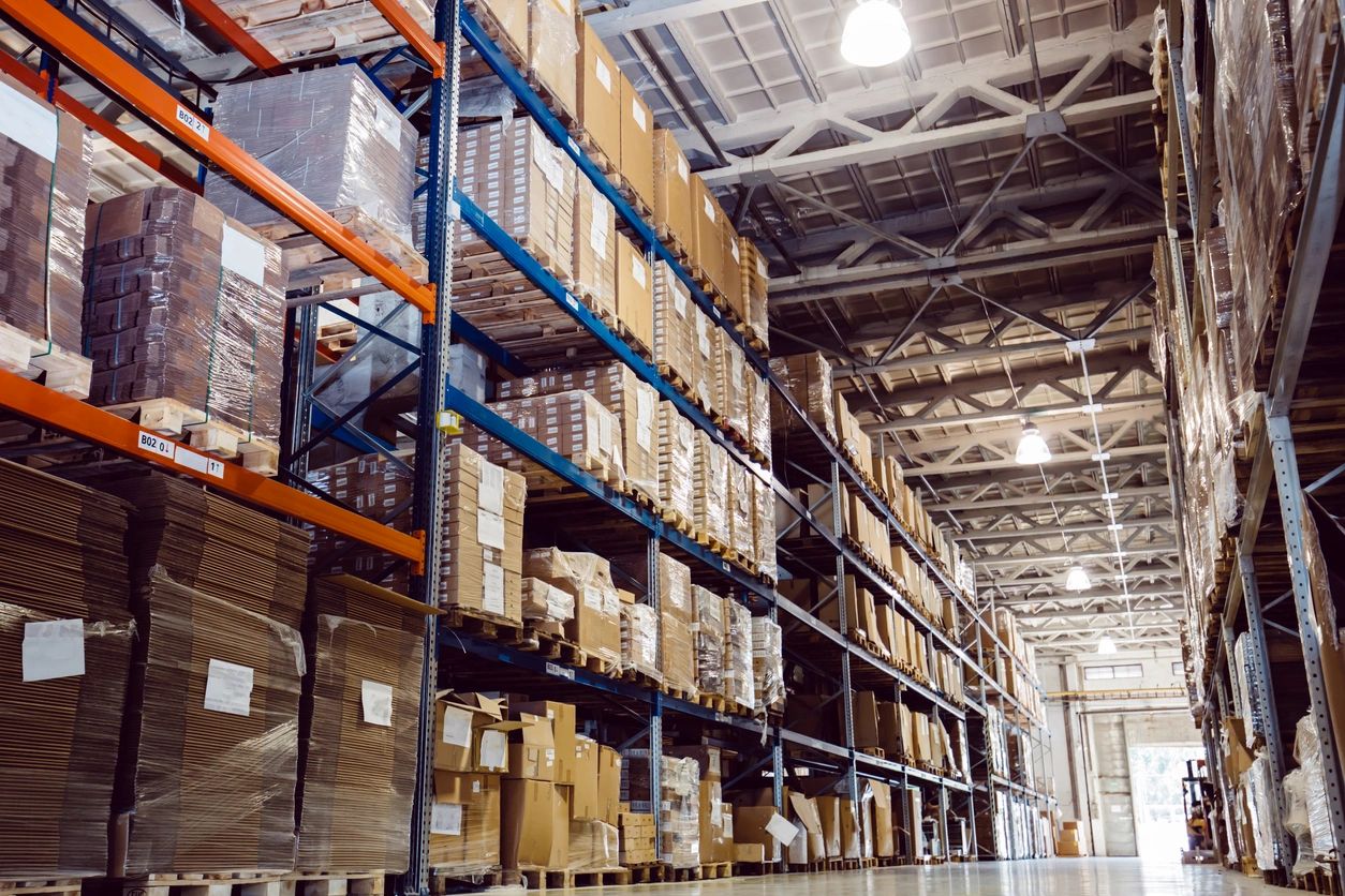 Warehouse operations and organized storage racks